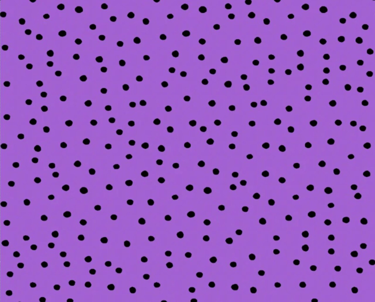 Dinky Dots Purple with Black Dots Cotton Fabric by Loralie Designs
